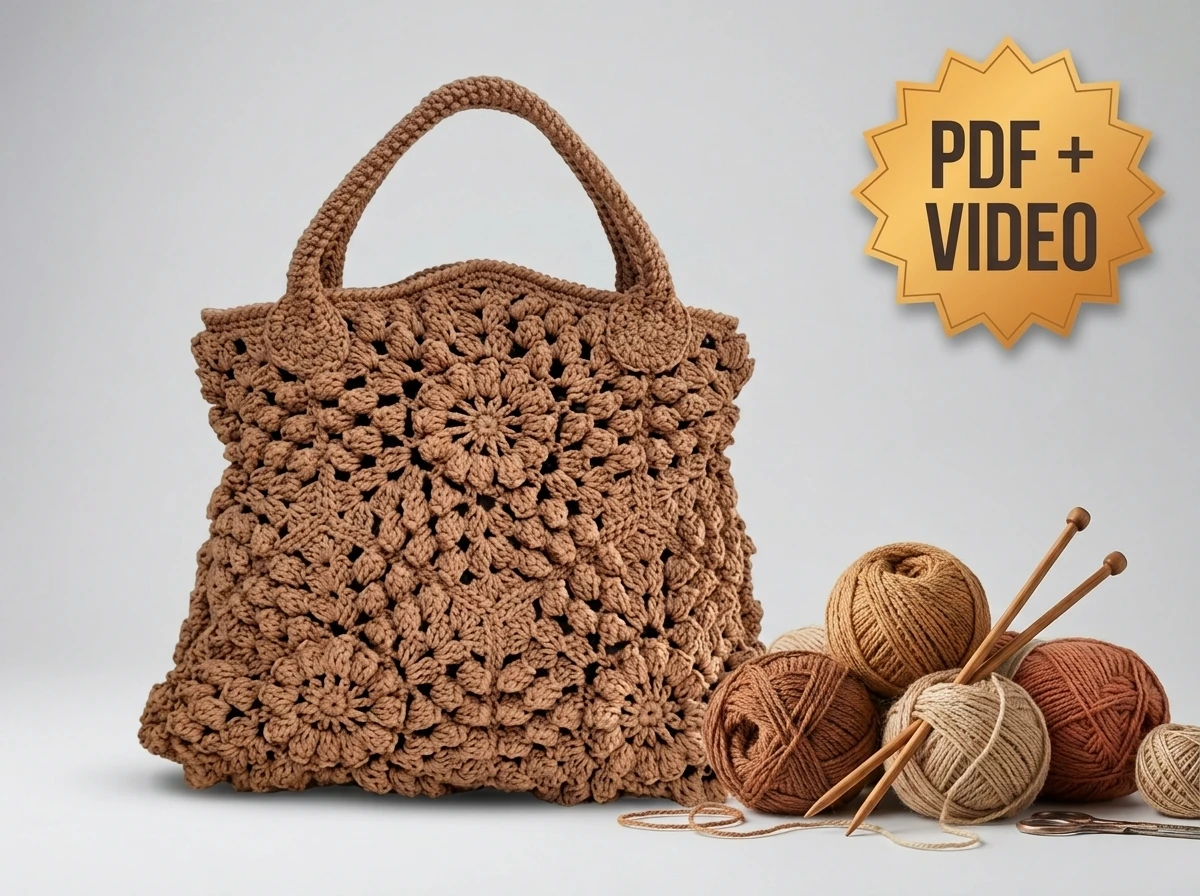 Ginanita Handbag Pattern crochet bag pattern