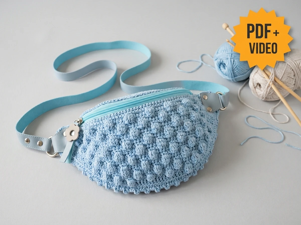 Marbelz Crochet Fanny Pack crochet bag pattern